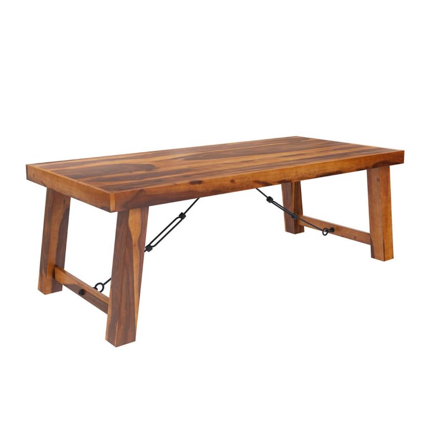 Picture of Lincoln Solid Wood 4 Seater Mission Style Dining Table