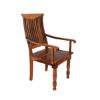 Picture of Mediterranean Rustic Solid Wood Arm Chair