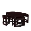 Picture of Murrieta Rustic Solid Wood 9 Piece Living Room Set