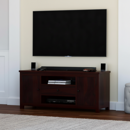 Murrieta Rustic Solid Wood TV Console with Cabinets