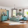 Picture of Victorian Turquoise 4 Piece Bedroom Set
