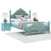 Picture of Victorian Turquoise 4 Piece Bedroom Set