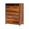 Picture of Kodiak Rustic Solid Wood 6 Drawer Tall Bedroom Dresser