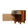 Picture of Oshkosh Rustic Reclaimed Wood End Table With Drawer And Cabinet