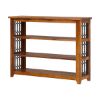 Picture of San Francisco Rustic Solid Wood & Iron Grill 5 Piece Living Room Set