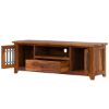 Picture of San Francisco Rustic Solid Wood & Iron Grill 5 Piece Living Room Set