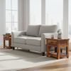 Picture of San Francisco Iron Grill Side Table Set of 2 With Storage