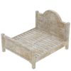 Picture of Savannah Country Distressed White Solid Wood 4 Piece Bedroom Set