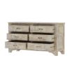 Picture of Savannah Country Distressed White Solid Wood 4 Piece Bedroom Set