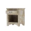 Picture of Savannah Country Distressed White Solid Wood 4 Piece Bedroom Set