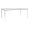 Picture of Anderra Hand Carved Solid Mahogany Wood Large White Dining Table