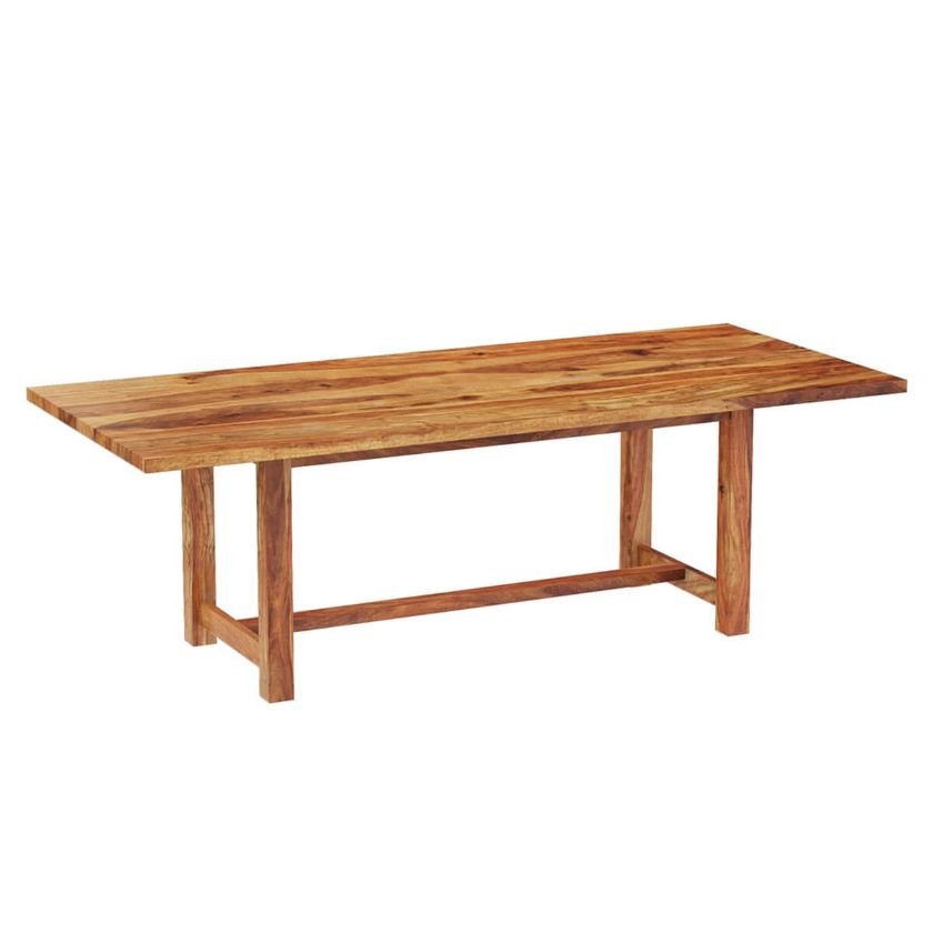 Picture of Delaware Rustic Solid Wood Rectangular Dining Table