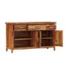 Picture of Delaware Solid Wood 3 Drawer Rustic Sideboard Cabinet