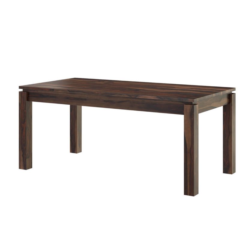 Picture of Sela Classic Rustic Solid Wood Dining Table
