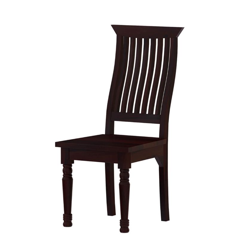 Picture of Colonial American Handcrafted Solid Wood Slat Back Dining Chair