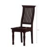 Picture of Colonial American Handcrafted Solid Wood Slat Back Dining Chair