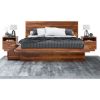 Picture of Brocton Modern Rustic Solid Wood Platform Bed with Storage Underneath
