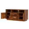 Picture of Brocton Rustic Solid Wood 5 Piece Living Room Set