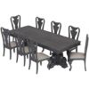 Picture of San Marino Large Solid Mahogany Wood Dining Table Set For 8