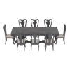 Picture of San Marino Large Solid Mahogany Wood Dining Table Set For 8