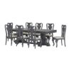Picture of San Marino Large Solid Mahogany Wood Dining Table Set For 8