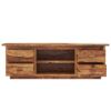 Picture of Delaware Rustic Solid Wood 60" TV Stand Media Cabinet with 4 Drawers
