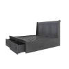 Picture of Kelowna Solid Mahogany Wood 4 Piece Grey Bedroom Set