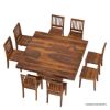 Picture of Rogers Modern Rustic Wood Dining Room Table Chair Set