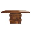 Picture of Rogers Modern Rustic Square Dining Room Table with Storage