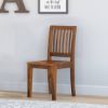 Picture of Rogers Modern Handcrafted Rustic Slatted Back Dining Chair