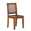Picture of Rogers Modern Handcrafted Rustic Slatted Back Dining Chair