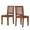Picture of Rogers Modern Handcrafted Rustic Slatted Back Dining Chair