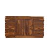 Picture of Rogers Modern Rustic Solid Wood 8 Drawer Large Sideboard