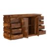 Picture of Rogers Modern Rustic Solid Wood 8 Drawer Large Sideboard