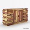 Picture of Rogers Modern Rustic Solid Wood 8 Drawer Large Sideboard