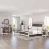 Picture of Danville Teak and Mahogany Wood Modern 5 Piece Bedroom Set
