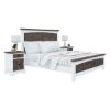 Picture of Danville Teak and Mahogany Wood Modern 5 Piece Bedroom Set