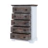 Picture of Danville Teak and Mahogany Wood Modern 5 Piece Bedroom Set