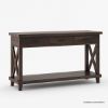 Picture of Antwerp Dark Wood Console Table with Storage