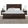 Picture of Antwerp Rustic Farmhouse Solid Wood Platform Bed Frame
