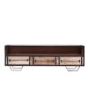 Picture of Buckhannon Industrial Iron & Wood TV Media Console with 3 Drawers