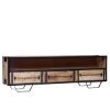 Picture of Buckhannon Industrial Iron & Wood TV Media Console with 3 Drawers