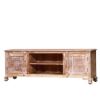 Picture of Gosnold Antique Style Reclaimed Wood TV Media Console With Cabinets
