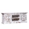 Picture of Hobart Heritage Style Solid Wood White Media Console With Doors