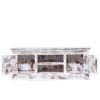 Picture of Hobart Heritage Style Solid Wood White Media Console With Doors