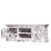 Picture of Hobart Heritage Style Solid Wood White Media Console With Doors