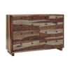 Picture of Dallas Ranch Modern Rustic Solid Wood Long Dresser With 9 Drawers