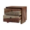 Picture of Dallas Ranch Modern Rustic Solid Wood Nightstand With 2 Drawers