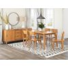Picture of Avondale Teak Wood 8 Piece Modern Dining Room Set