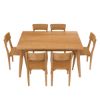 Picture of Avondale Teak Wood 8 Piece Modern Dining Room Set